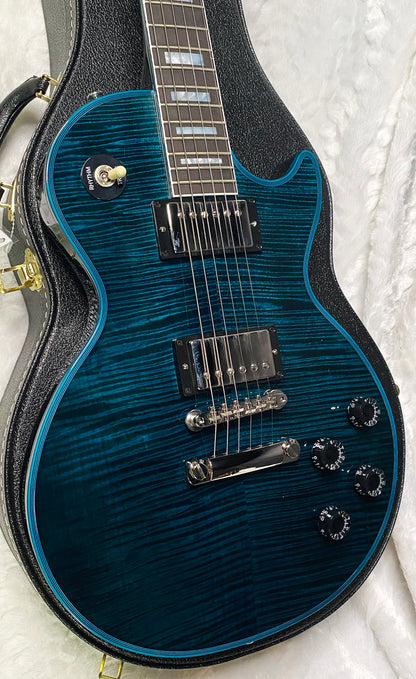 NEW! Gibson Les Paul Custom Peacock Widow - Monster Flame Top! Limited Edition - Weighs in at 8.1 lbs - Authorized Dealer - G07309