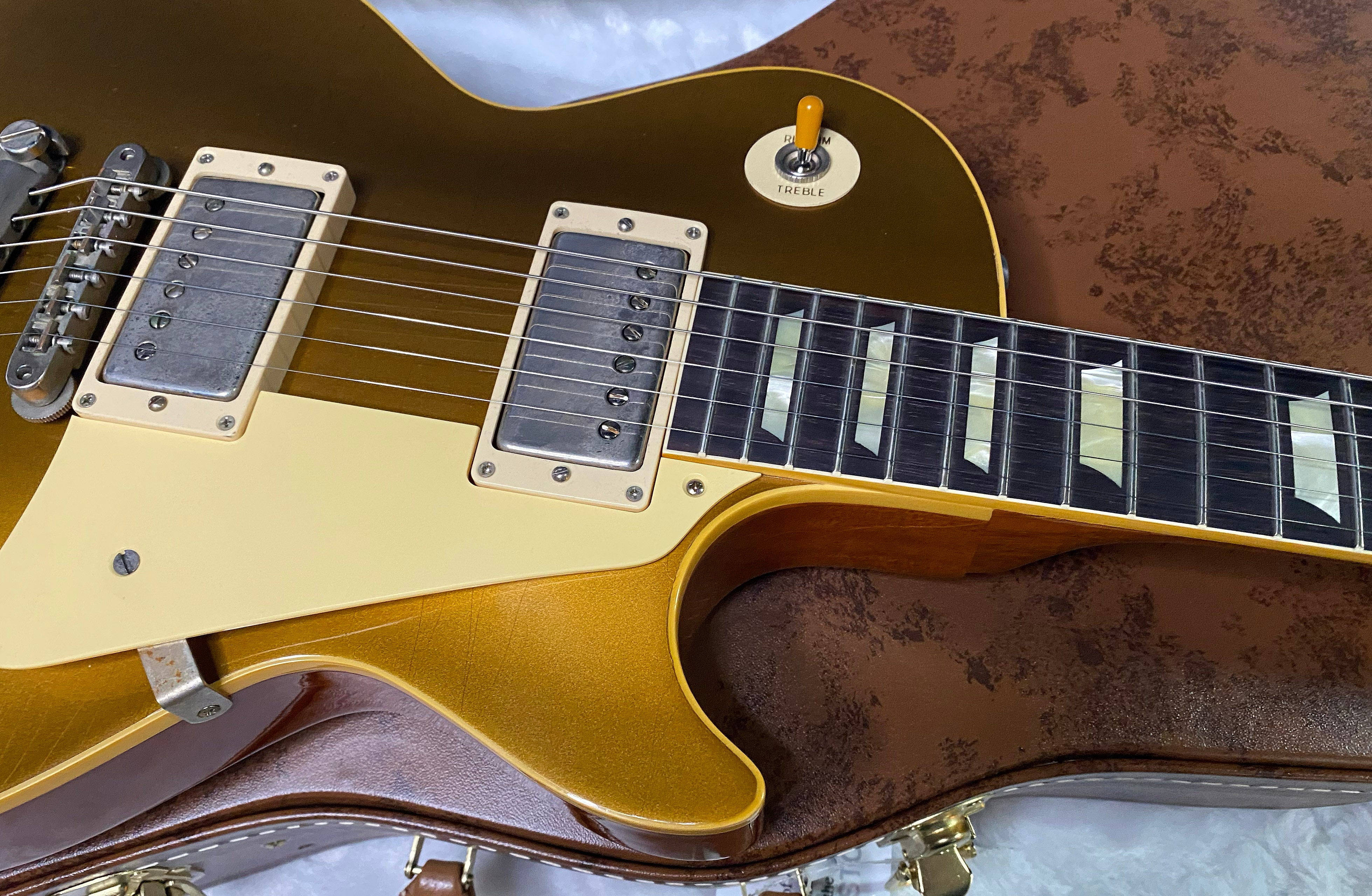NEW! Gibson Custom Shop Murphy Lab '57 Les Paul Double Gold Goldtop Reissue Ultra Light Aged - Serial #7 6666 - Authorized Dealer - Only 8.3 lbs - G07281