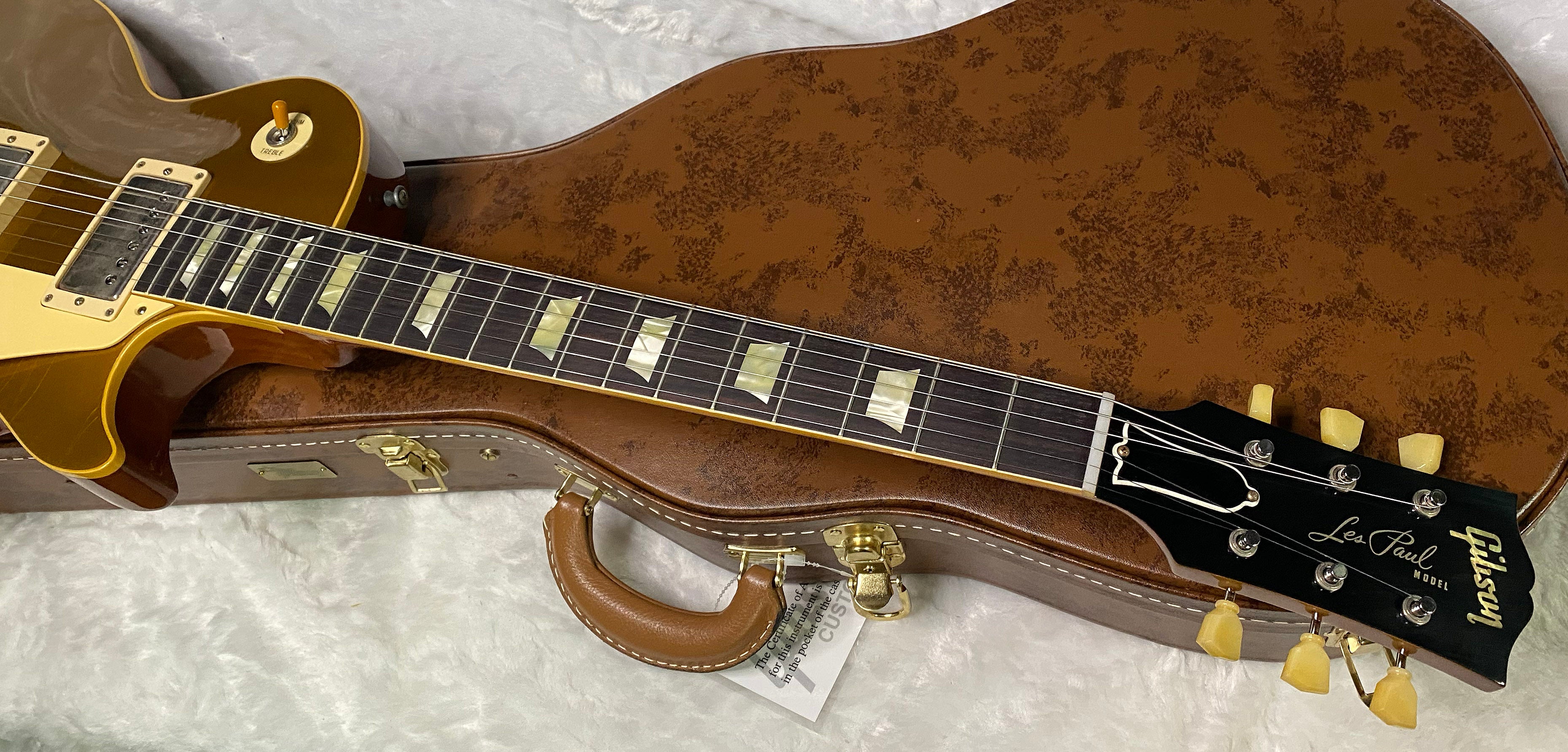 NEW! Gibson Custom Shop Murphy Lab '57 Les Paul Double Gold Goldtop Reissue Ultra Light Aged - Serial #7 6666 - Authorized Dealer - Only 8.3 lbs - G07281