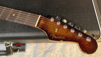 NEW! Fender Custom Shop Custom Deluxe Stratocaster Heavy Relic - Ash Body - 3-Tone Sunburst Sparkle - Matching Peg Head - Authorized Dealer - 7.9 lbs - G05871