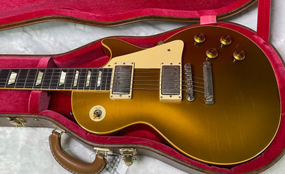 NEW! Gibson Custom Shop Murphy Lab '57 Les Paul Double Gold Goldtop Reissue Ultra Light Aged - Serial #7 6666 - Authorized Dealer - Only 8.3 lbs - G07281