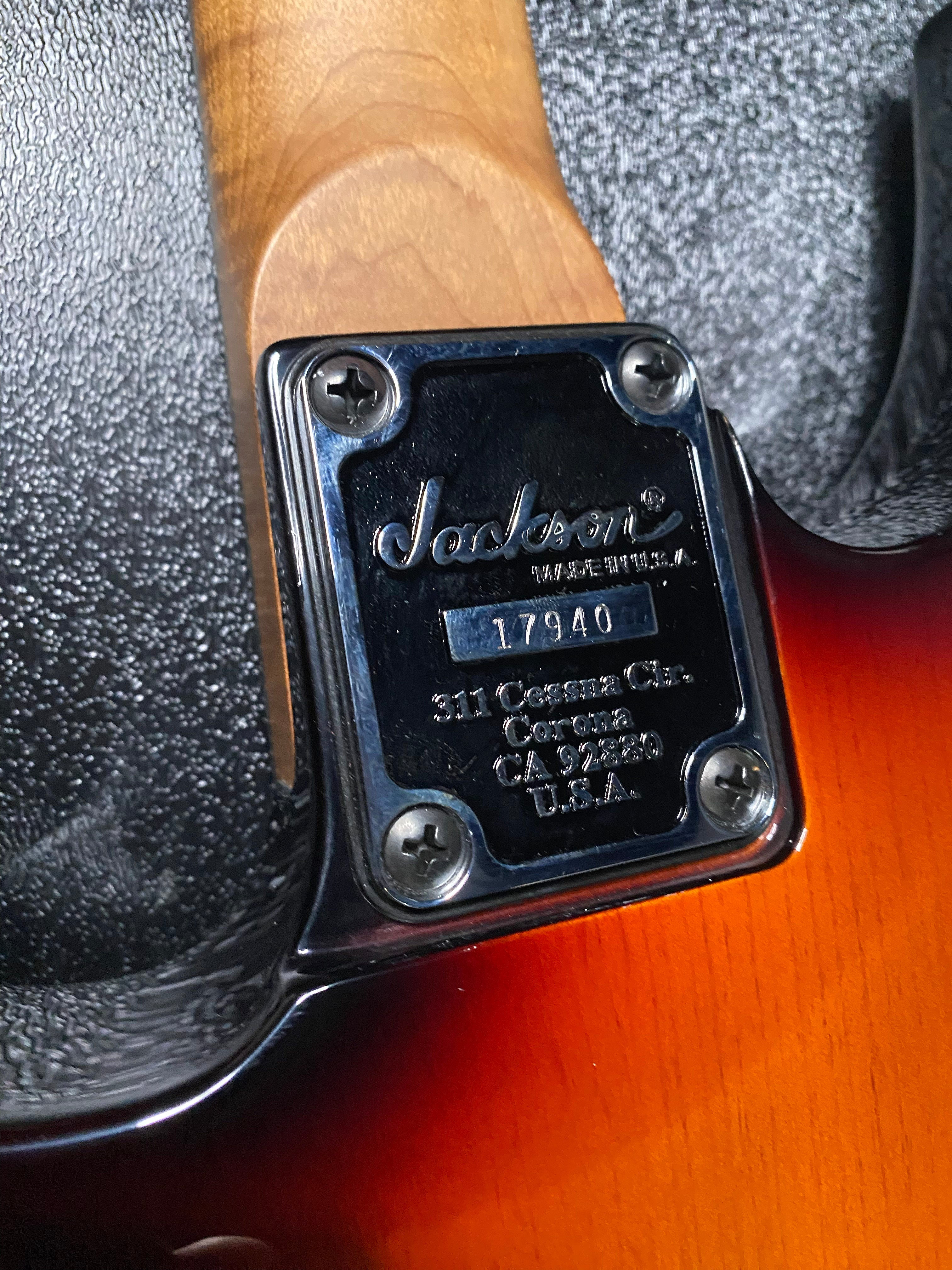 NEW ! Jackson Custom Shop Dinky HSH - Roasted Maple Neck & Ebony Fretboard - DK - Sunburst - Authorized Dealer - 8.1 lbs - G06693