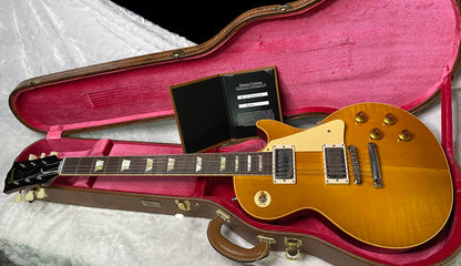 NEW ! Gibson Custom Shop '58 Les Paul Standard 1958 - Lemon Burst VOS - Lightly Figured Maple Top - Authorized Dealer -8.6 lbs - G07287