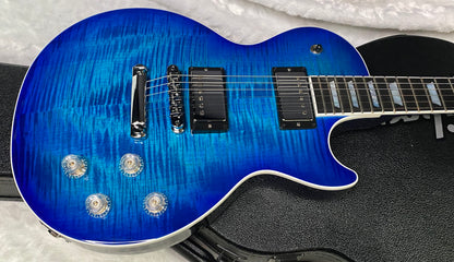 NEW ! Gibson Les Paul Modern Figured - Cobalt Burst - Beautiful Flame Top! Authorized Dealer - Only 7.85 lbs - G07298
