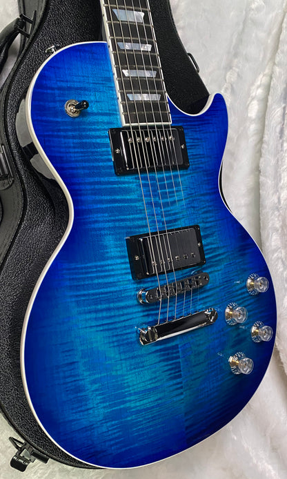 NEW ! Gibson Les Paul Modern Figured - Cobalt Burst - Beautiful Flame Top! Authorized Dealer - Only 7.85 lbs - G07298