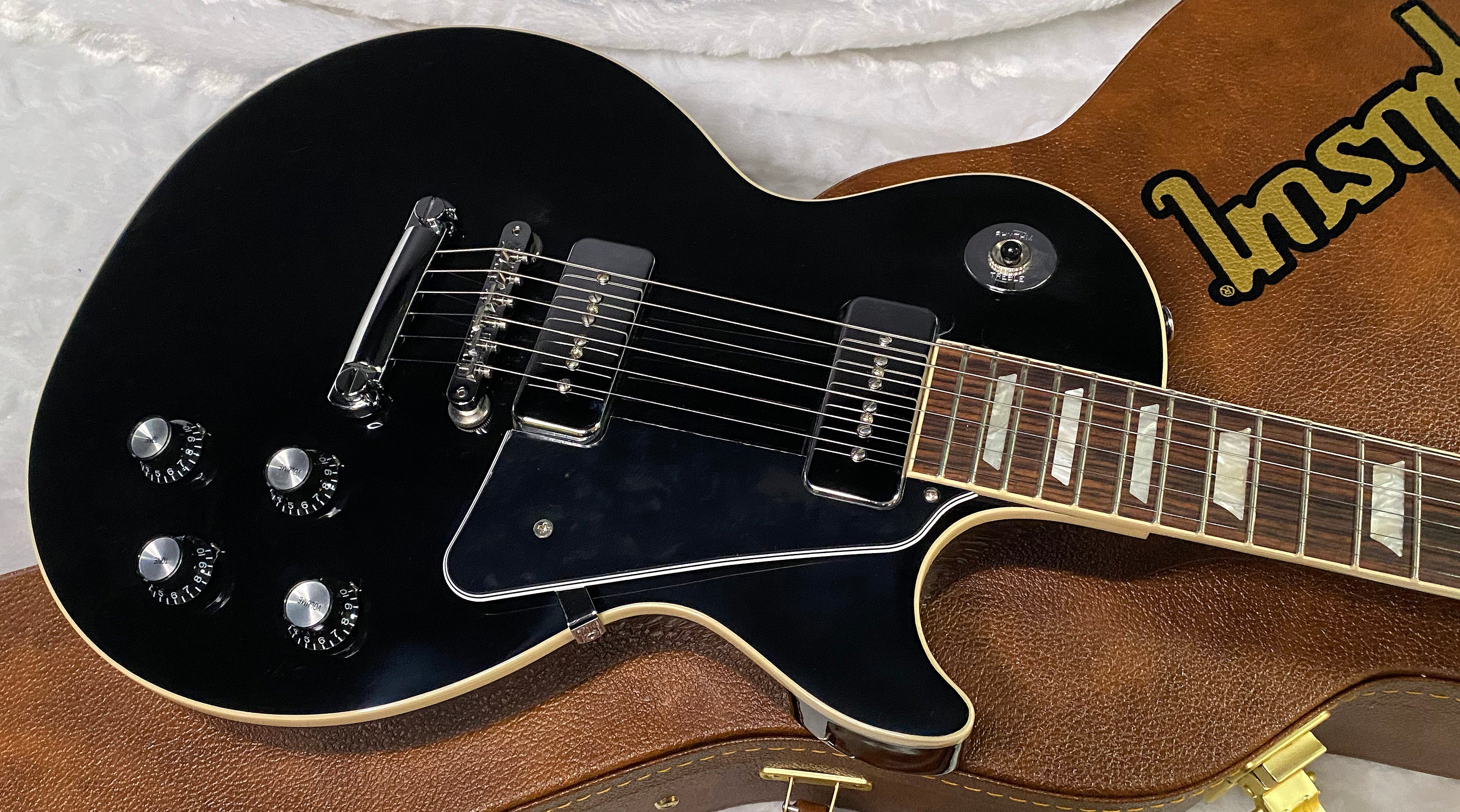 NEW ! Gibson Noel Gallagher Les Paul Standard Electric Guitar - Ebony - 10.4lbs - Authorized Dealer - G07290