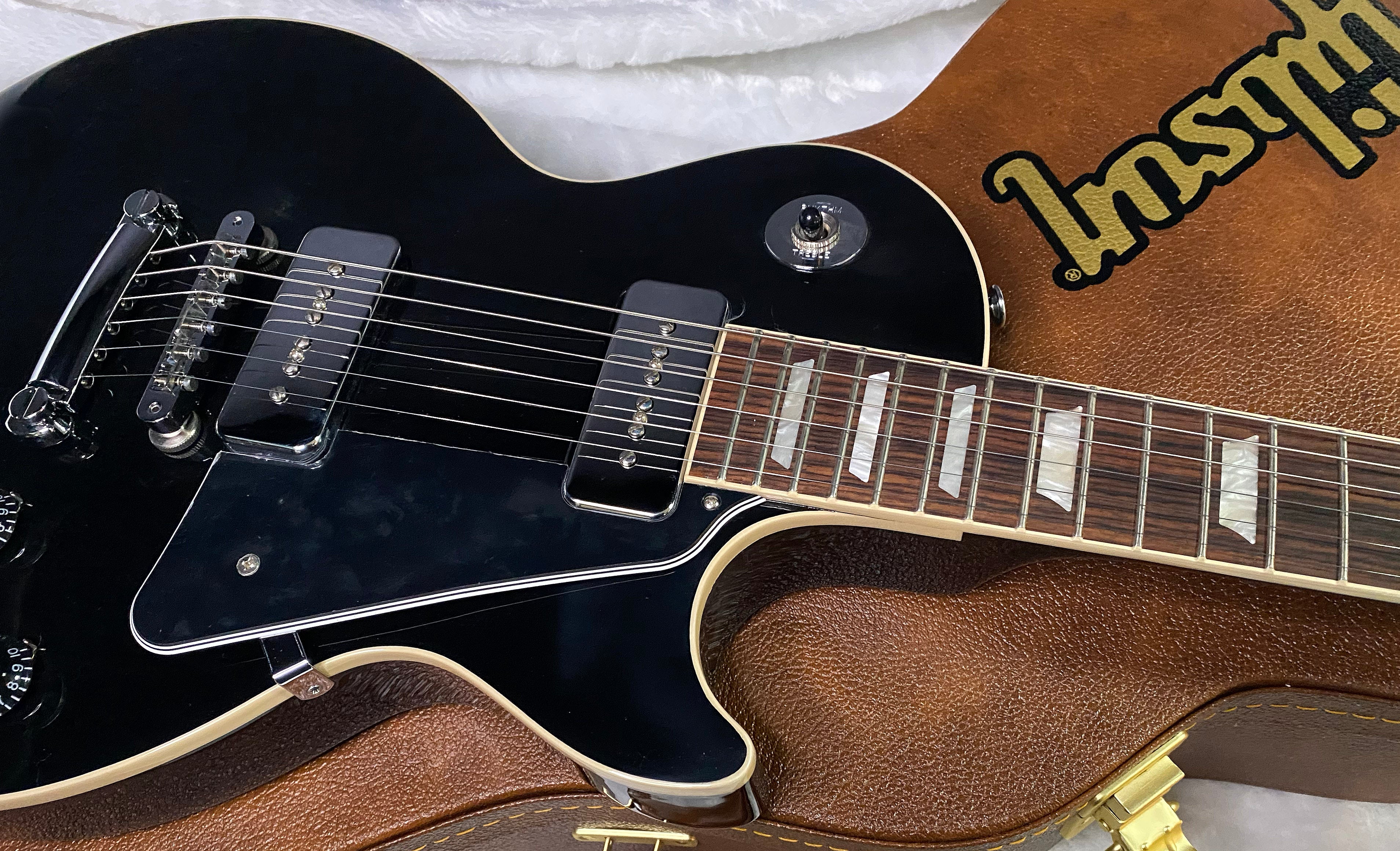 NEW ! Gibson Noel Gallagher Les Paul Standard Electric Guitar - Ebony - 10.4lbs - Authorized Dealer - G07290