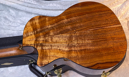 NEW! Taylor Custom 724ce Acoustic-Electric Guitar - Natural Gloss - AAAAA Hand Picked Koa - WOW! Authorized Dealer - G06695