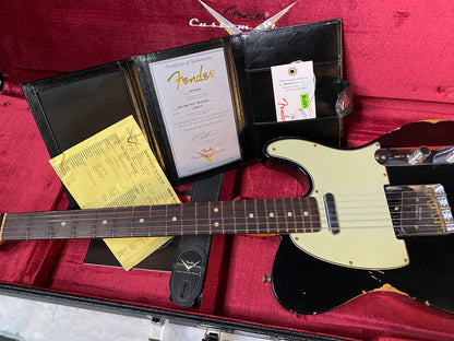 NEW! Fender '63 Relic Limited Edition Telecaster - Handwound PU's - Custom Shop - Authorized Dealer - Black - 7.25 lbs - G05874