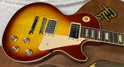 NEW! Gibson Les Paul 60's Standard Iced Tea - Authorized Dealer - Beautiful Curly Flame Maple Top - 9.35 lbs - G07289