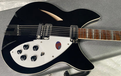 NEW! Rickenbacker 360/12C63 C Series 12-String Electric Guitar Jet Glo - Authorized Dealer - In-Stock! 8 lbs - G05880