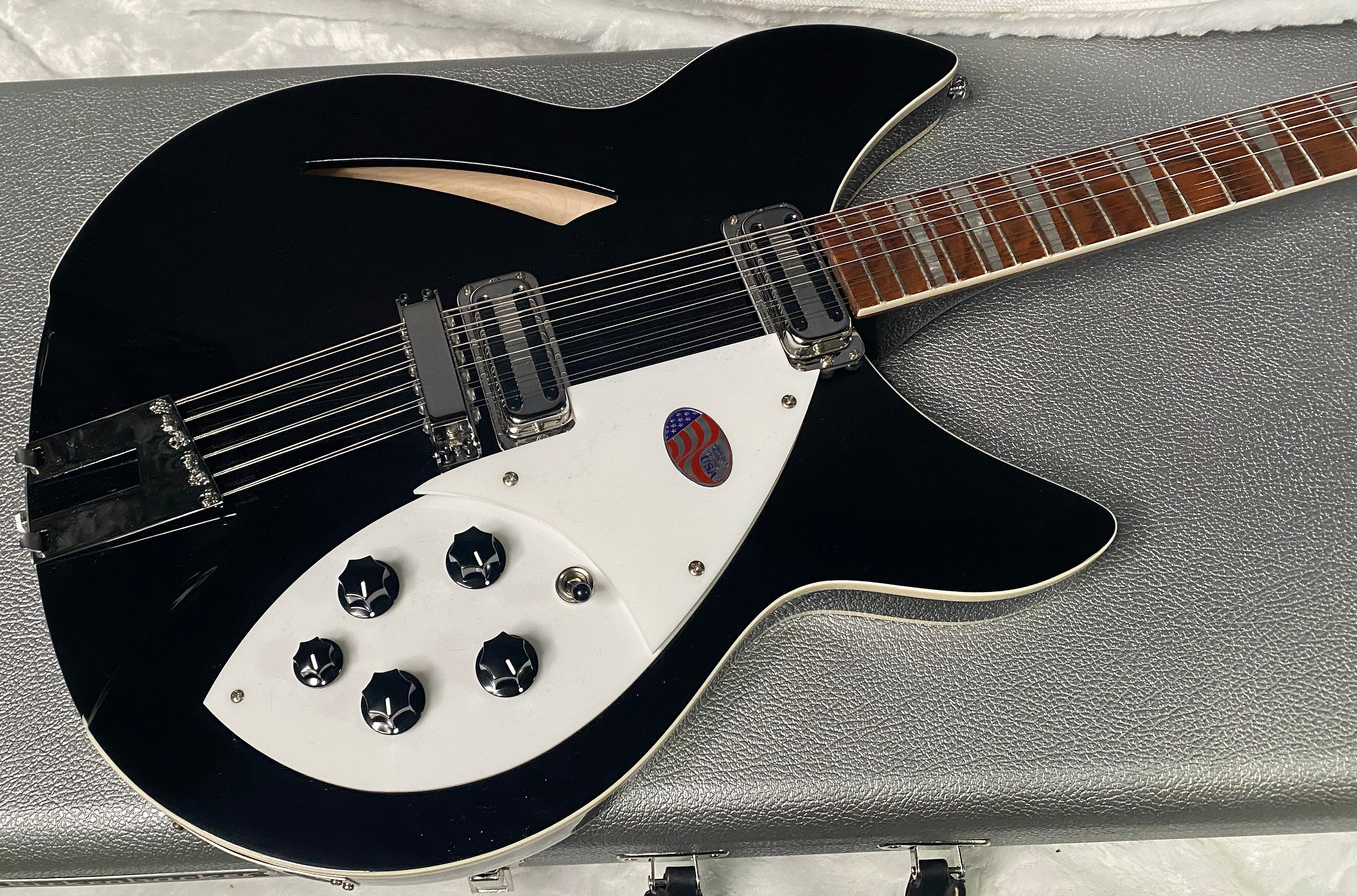 NEW! Rickenbacker 360/12C63 C Series 12-String Electric Guitar Jet Glo - Authorized Dealer - In-Stock! 8 lbs - G05880
