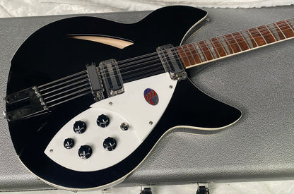 NEW! Rickenbacker 360/12C63 C Series 12-String Electric Guitar Jet Glo - Authorized Dealer - In-Stock! 8 lbs - G05880