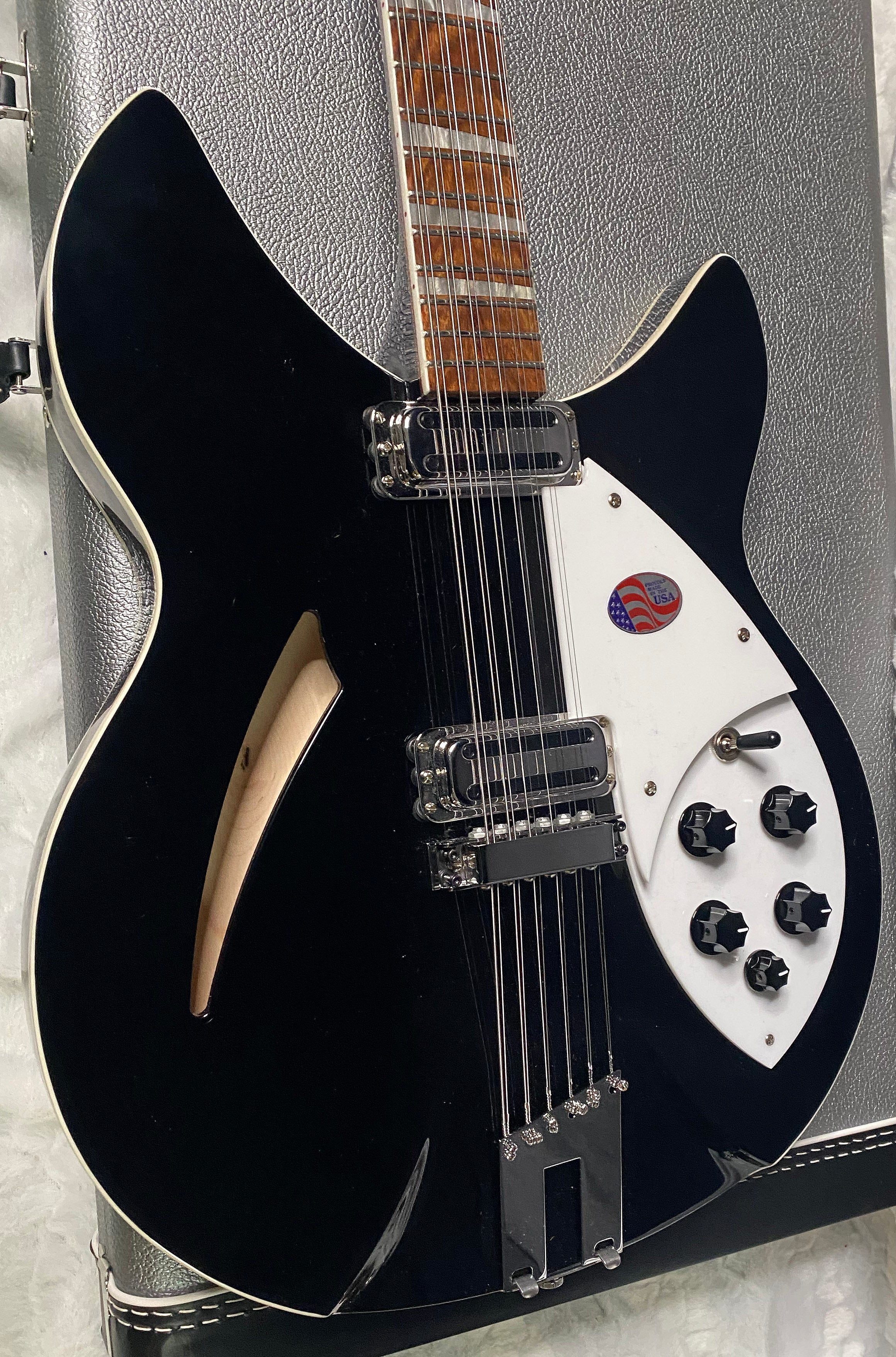 NEW! Rickenbacker 360/12C63 C Series 12-String Electric Guitar Jet Glo - Authorized Dealer - In-Stock! 8 lbs - G05880