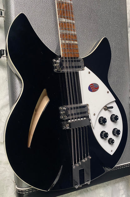 NEW! Rickenbacker 360/12C63 C Series 12-String Electric Guitar Jet Glo - Authorized Dealer - In-Stock! 8 lbs - G05880