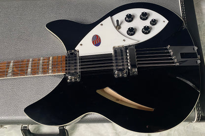 NEW! Rickenbacker 360/12C63 C Series 12-String Electric Guitar Jet Glo - Authorized Dealer - In-Stock! 8 lbs - G05880
