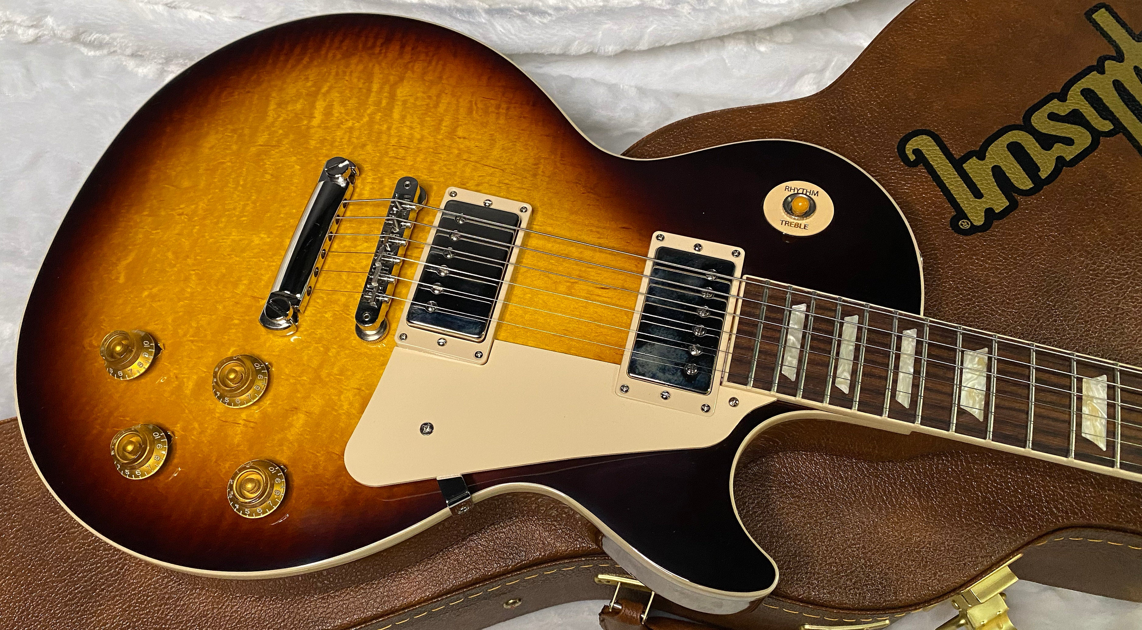 NEW! ! Gibson Les Paul 50's Standard - Tobacco Sunburst - Beautiful Flame Maple Top - Authorized Dealer - 9.8 lbs - G07278