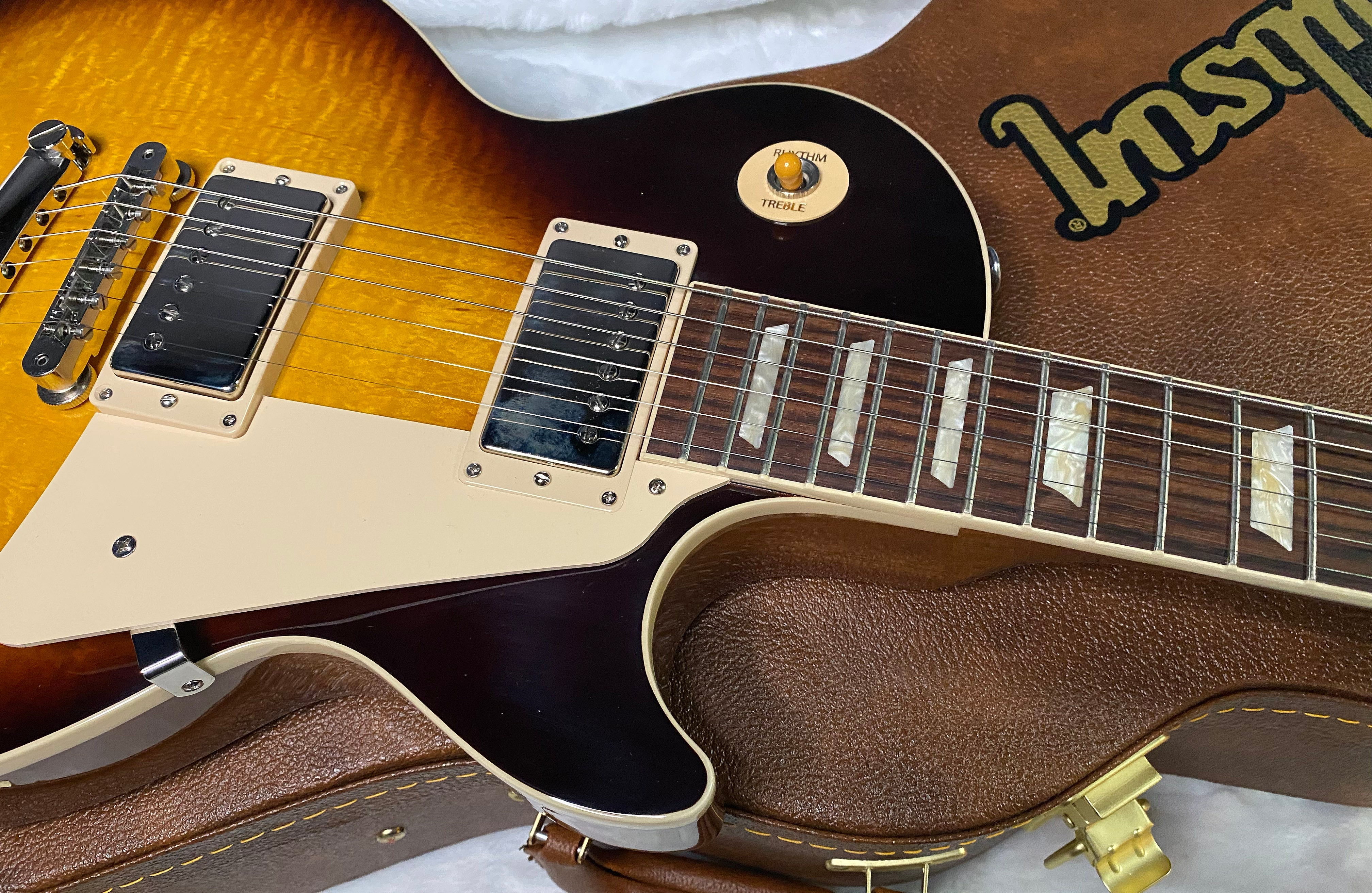 NEW! ! Gibson Les Paul 50's Standard - Tobacco Sunburst - Beautiful Flame Maple Top - Authorized Dealer - 9.8 lbs - G07278