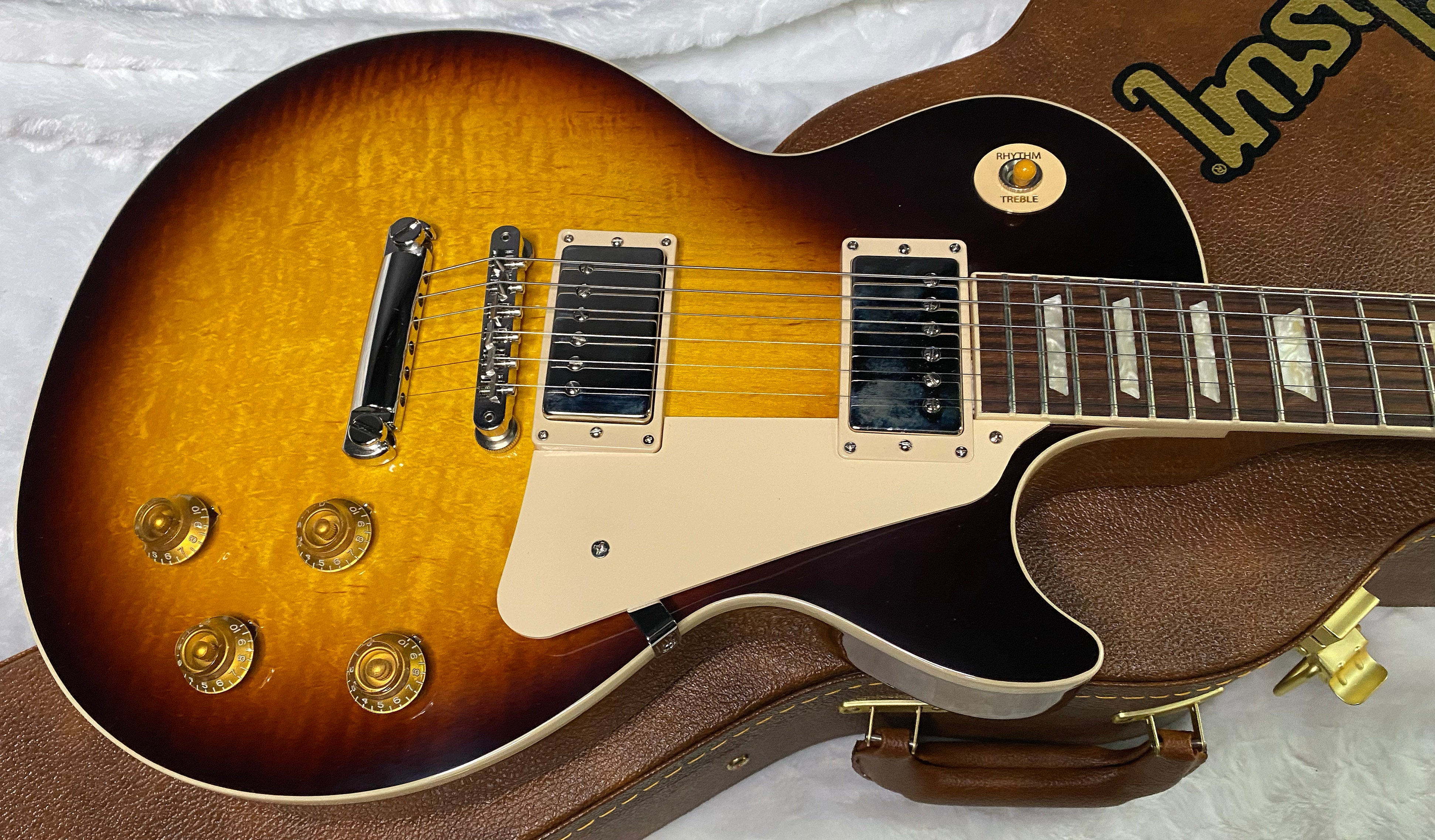 NEW! ! Gibson Les Paul 50's Standard - Tobacco Sunburst - Beautiful Flame Maple Top - Authorized Dealer - 9.8 lbs - G07278