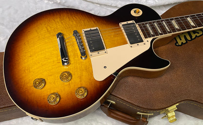 NEW! ! Gibson Les Paul 50's Standard - Tobacco Sunburst - Beautiful Flame Maple Top - Authorized Dealer - 9.8 lbs - G07278