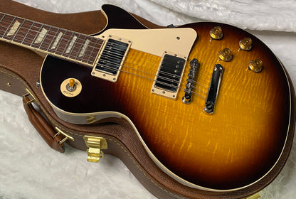 NEW! ! Gibson Les Paul 50's Standard - Tobacco Sunburst - Beautiful Flame Maple Top - Authorized Dealer - 9.8 lbs - G07278