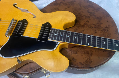 NEW! Gibson Custom 1959 ES-330 Reissue Electric Guitar - Vintage Natural, VOS - Authorized Dealer - Only 6.4 lbs - In-Stock! G07362