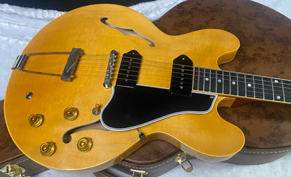 NEW! Gibson Custom 1959 ES-330 Reissue Electric Guitar - Vintage Natural, VOS - Authorized Dealer - Only 6.4 lbs - In-Stock! G07362