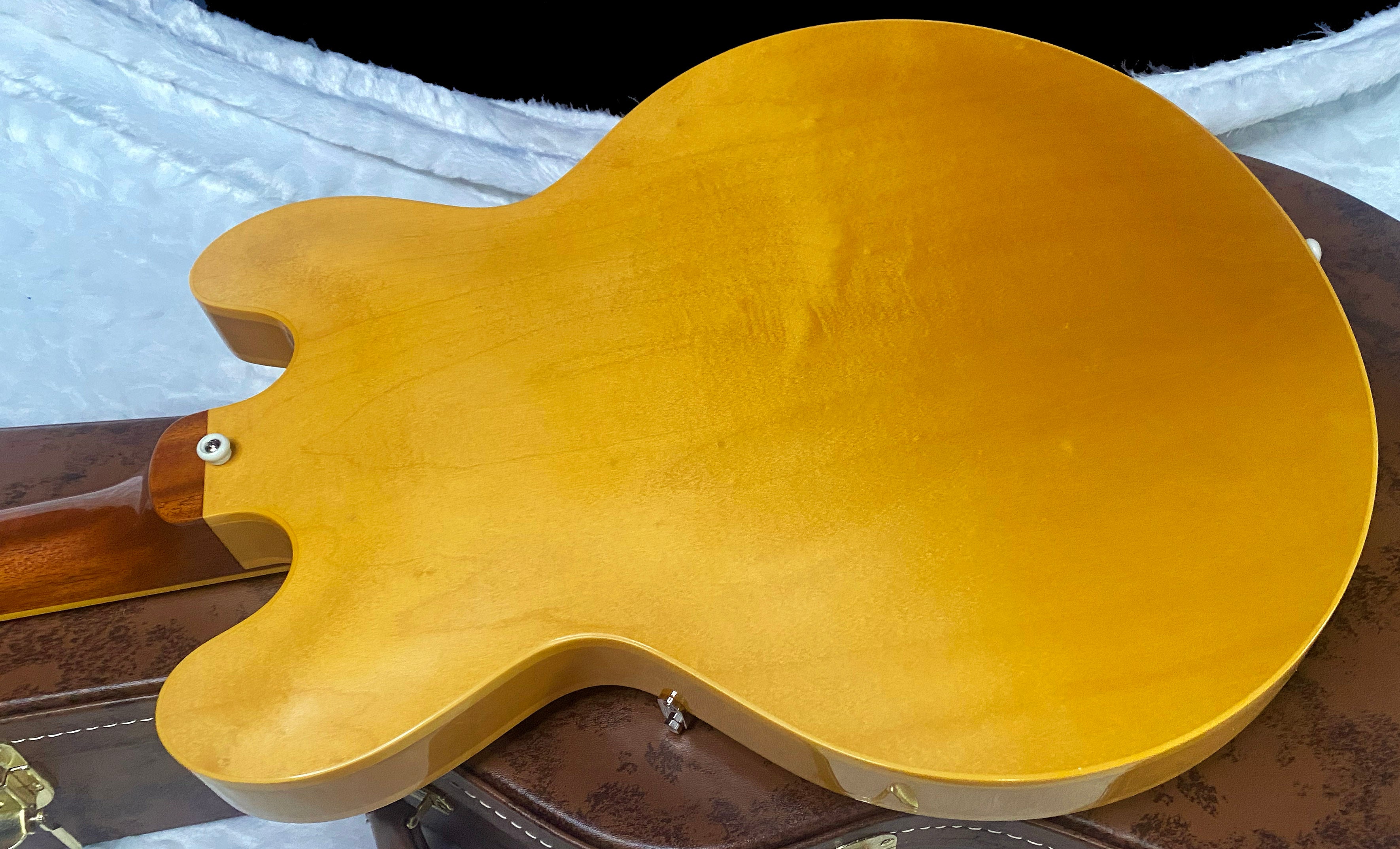 NEW! Gibson Custom 1959 ES-330 Reissue Electric Guitar - Vintage Natural, VOS - Authorized Dealer - Only 6.4 lbs - In-Stock! G07362