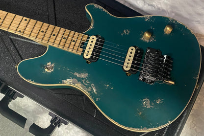 NEW! EVH Custom Shop USA Wolfgang WACF Limited Edition Relic - 2026 Dealer Event - Grey / Green - 7.6 lbs - ULTRA RARE! Authorized Dealer - G07363