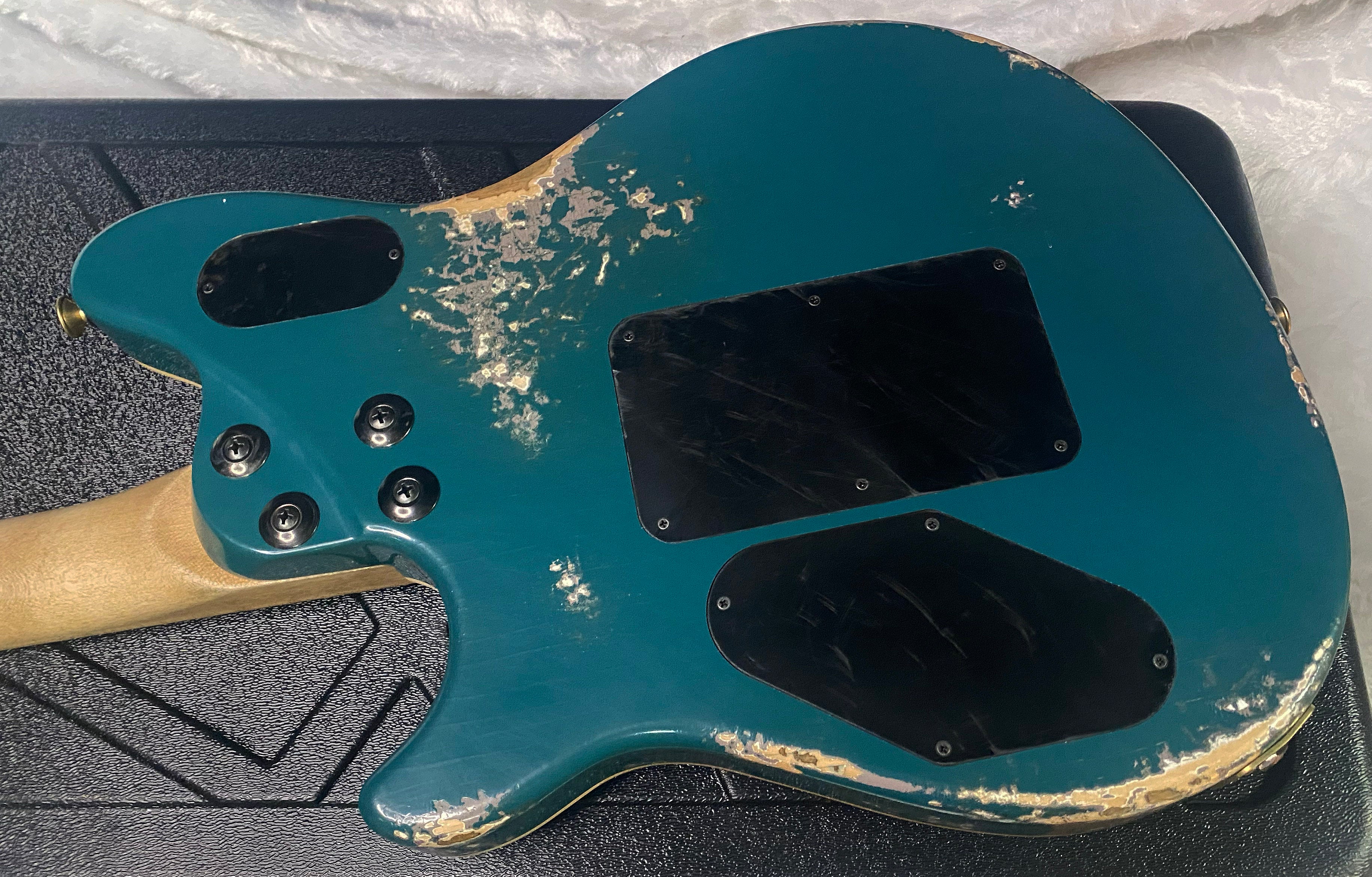 NEW! EVH Custom Shop USA Wolfgang WACF Limited Edition Relic - 2026 Dealer Event - Grey / Green - 7.6 lbs - ULTRA RARE! Authorized Dealer - G07363
