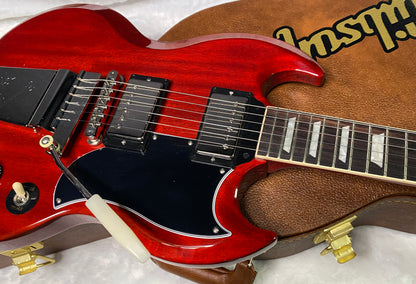 NEW! Gibson SG Standard '61 Maestro Vibrola Vintage Cherry - 7.9 lbs - Authorized Dealer! G07370