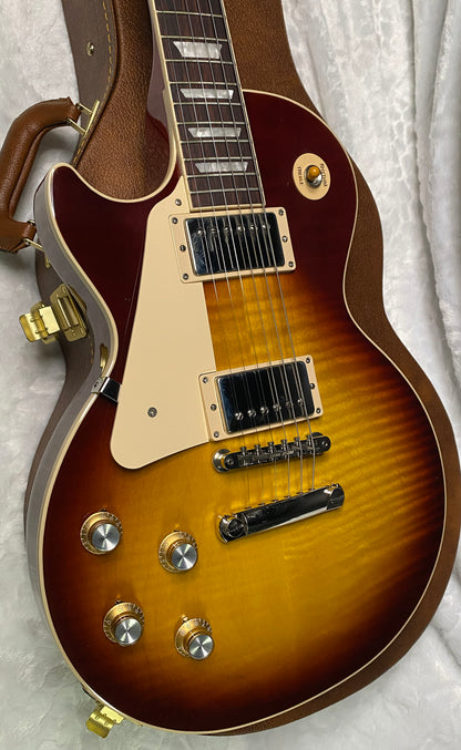 NEW! Gibson Les Paul 60's Standard Iced Tea - Left Handed - Authorized Dealer - Beautiful Flame Maple Top - 10.1 lbs - G07354