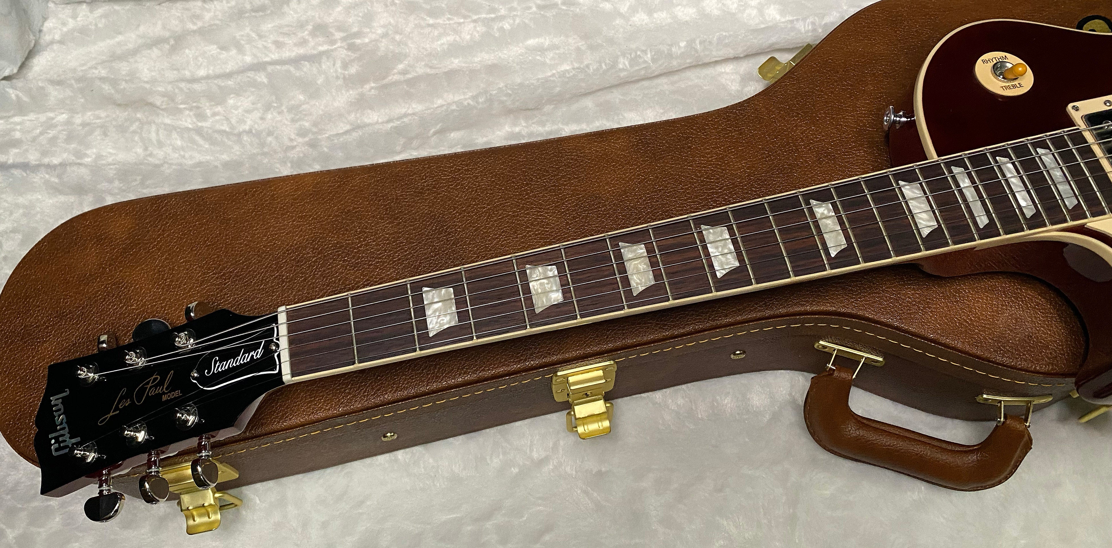NEW! Gibson Les Paul 60's Standard Iced Tea - Left Handed - Authorized Dealer - Beautiful Flame Maple Top - 10.1 lbs - G07354