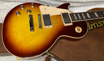 NEW! Gibson Les Paul 60's Standard Iced Tea - Left Handed - Authorized Dealer - Beautiful Flame Maple Top - 10.1 lbs - G07354