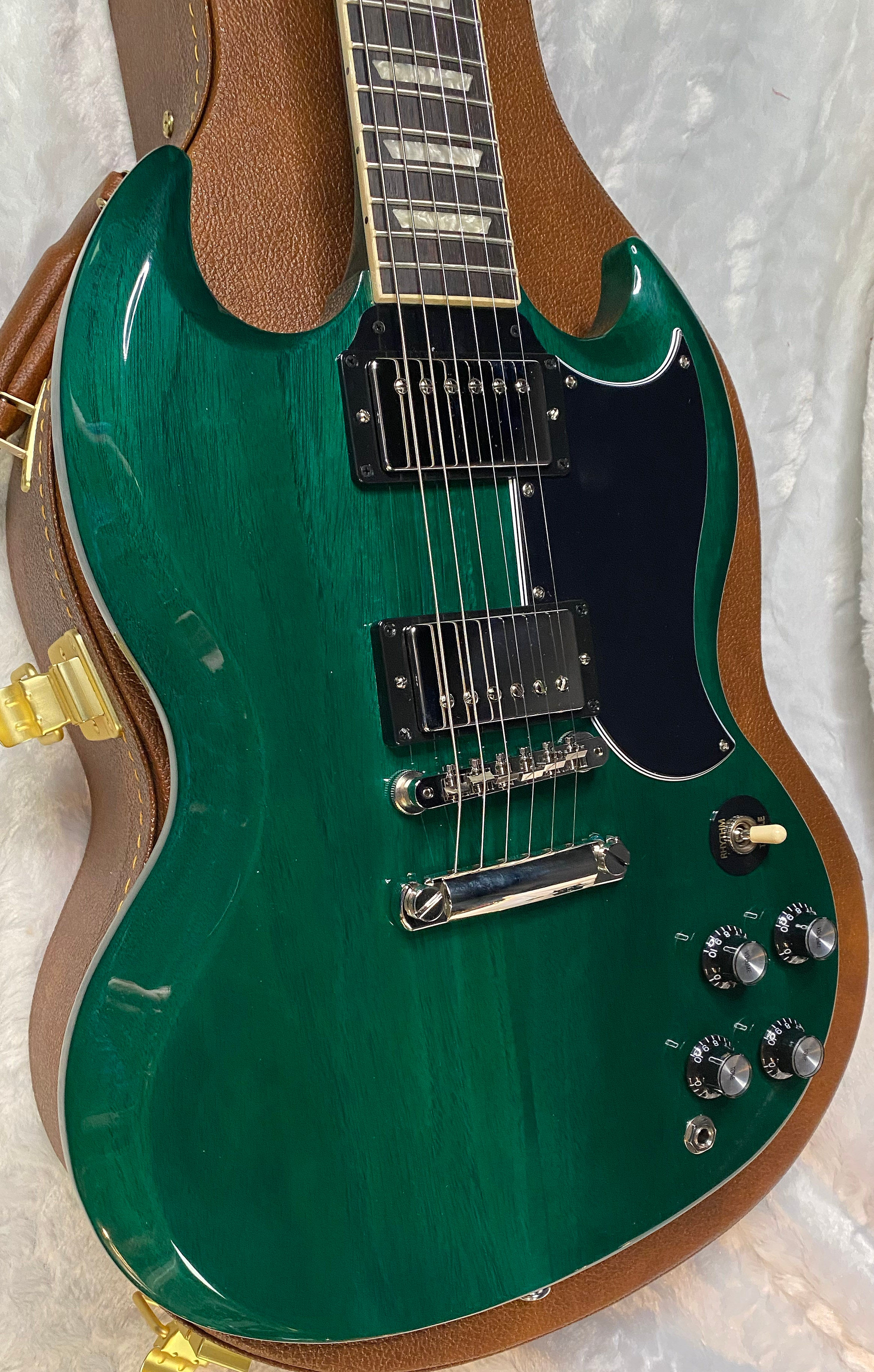 NEW! Gibson SG Standard '61 Stoptail - Translucent Teal - ONLY 7 lbs - Authorized Dealer - G06717