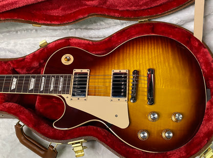 NEW! Gibson Les Paul 60's Standard Iced Tea - Left Handed - Authorized Dealer - Beautiful Flame Maple Top - 10.1 lbs - G07354
