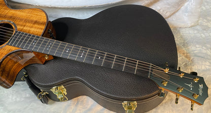 NEW! Taylor Custom 724ce Acoustic-Electric Guitar - Natural Gloss - AAAAA Hand Picked Koa - WOW! Authorized Dealer - G05891