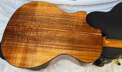 NEW! Taylor Custom 724ce Acoustic-Electric Guitar - Natural Gloss - AAAAA Hand Picked Koa - WOW! Authorized Dealer - G05891
