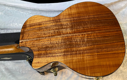 NEW! Taylor Custom 724ce Acoustic-Electric Guitar - Natural Gloss - AAAAA Hand Picked Koa - WOW! Authorized Dealer - G05891