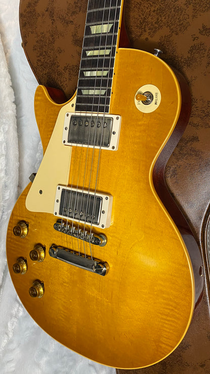 NEW ! Gibson Custom Shop '58 Les Paul Standard 1958 - Lemon Burst VOS - Subtle Flame! - Left Handed - Authorized Dealer -8.75lbs - G06711