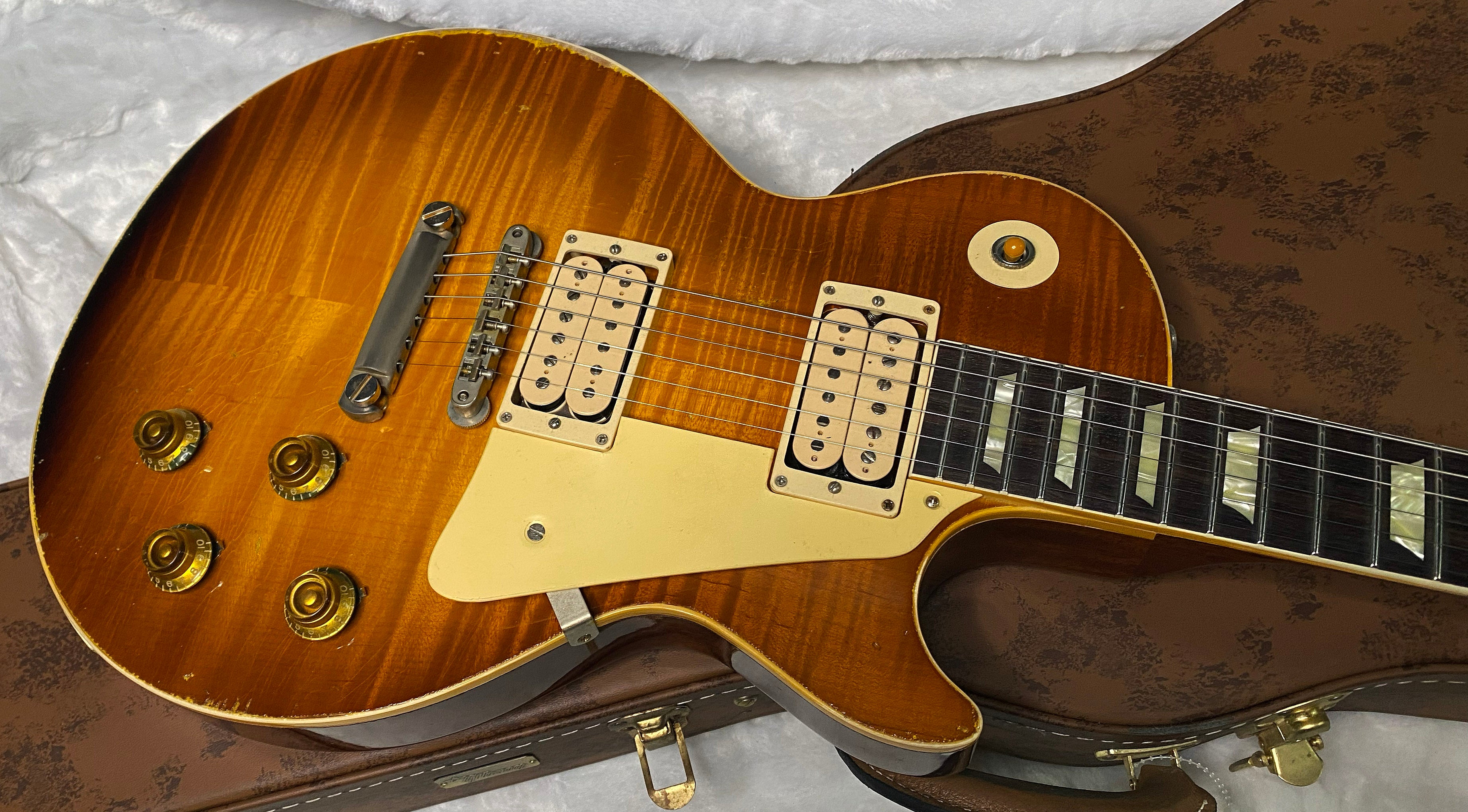 NEW! Gibson Custom 1959 Les Paul Standard Resissue Electric Guitar - Beauty of the Burst #86 Heavy Aged - MONSTER TOP! - Authorized Dealer -G07374