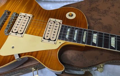 NEW! Gibson Custom 1959 Les Paul Standard Resissue Electric Guitar - Beauty of the Burst #86 Heavy Aged - MONSTER TOP! - Authorized Dealer -G07374
