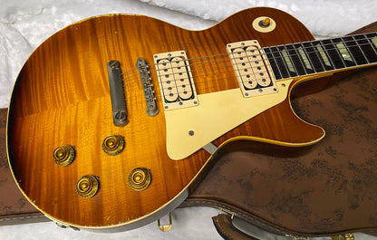 NEW! Gibson Custom 1959 Les Paul Standard Resissue Electric Guitar - Beauty of the Burst #86 Heavy Aged - MONSTER TOP! - Authorized Dealer -G07374