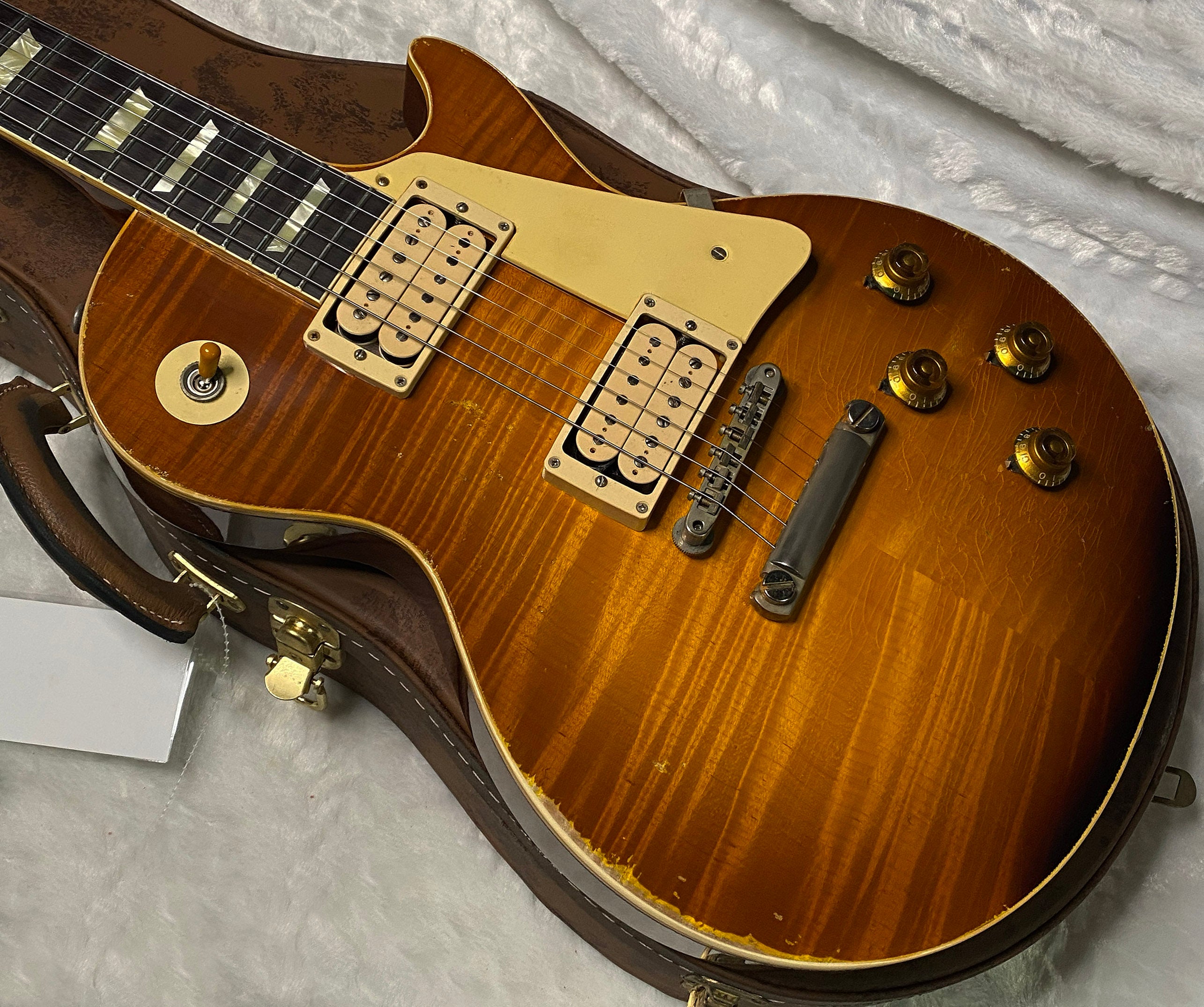 NEW! Gibson Custom 1959 Les Paul Standard Resissue Electric Guitar - Beauty of the Burst #86 Heavy Aged - MONSTER TOP! - Authorized Dealer -G07374