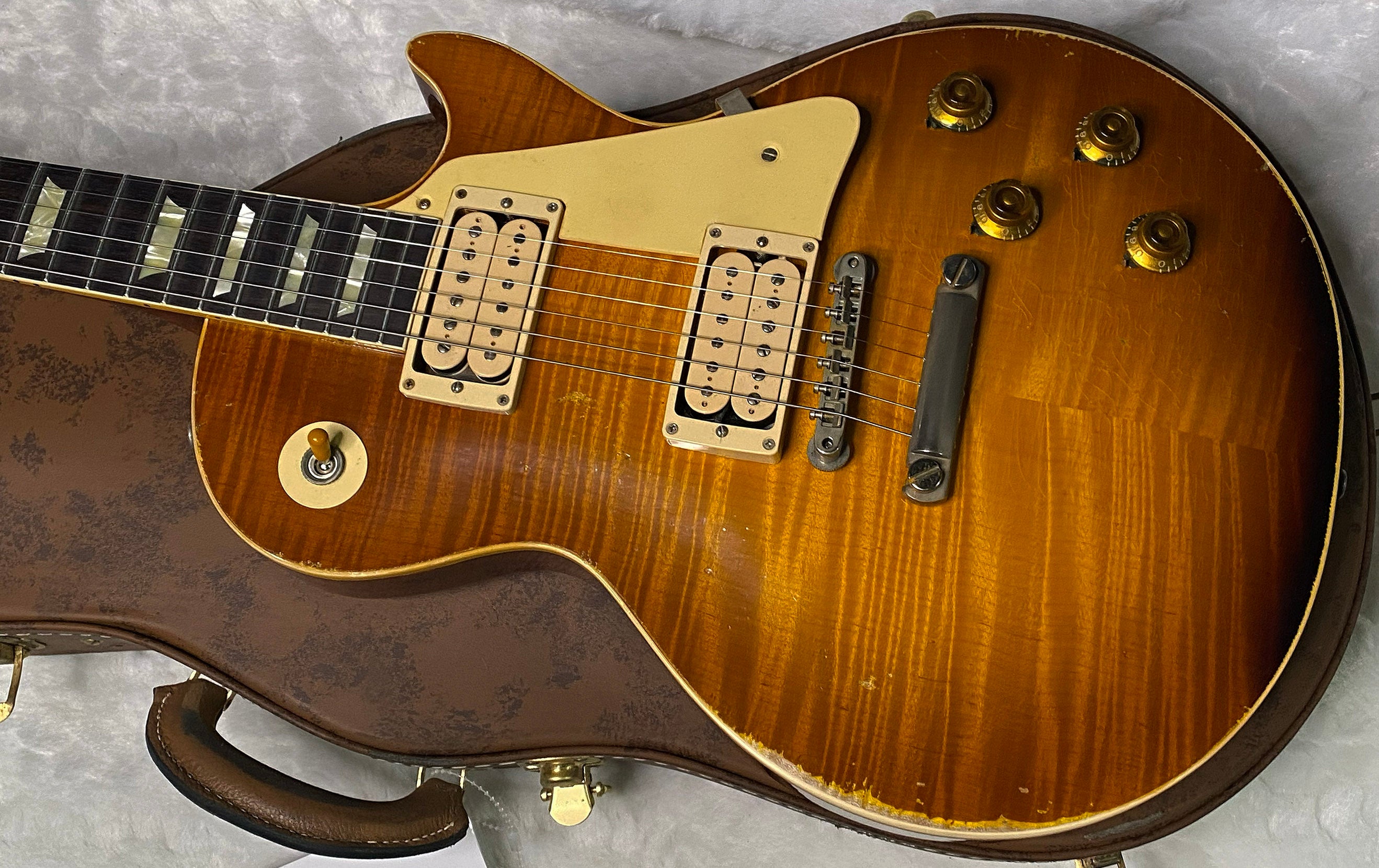 NEW! Gibson Custom 1959 Les Paul Standard Resissue Electric Guitar - Beauty of the Burst #86 Heavy Aged - MONSTER TOP! - Authorized Dealer -G07374