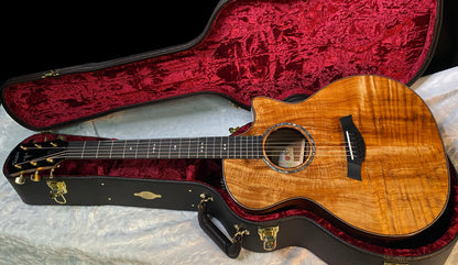 NEW! Taylor Custom 724ce Acoustic-Electric Guitar - Natural Gloss - AAAAA Hand Picked Koa - WOW! Authorized Dealer - G05889