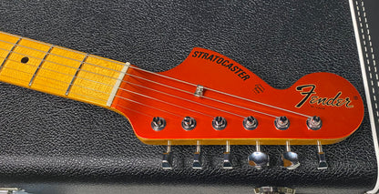 NEW! Fender Custom Shop Special Run '69 Stratocaster NOS Gloss Finish - Handwound P/U's - Candy Tangerine - Reverse Matching Headstock - 8 lbs - Authorized Dealer - One OFF! SUPRE RARE! G07375