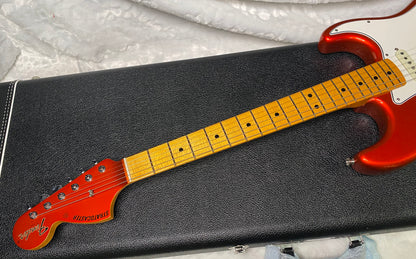 NEW! Fender Custom Shop Special Run '69 Stratocaster NOS Gloss Finish - Handwound P/U's - Candy Tangerine - Reverse Matching Headstock - 8 lbs - Authorized Dealer - One OFF! SUPRE RARE! G07375