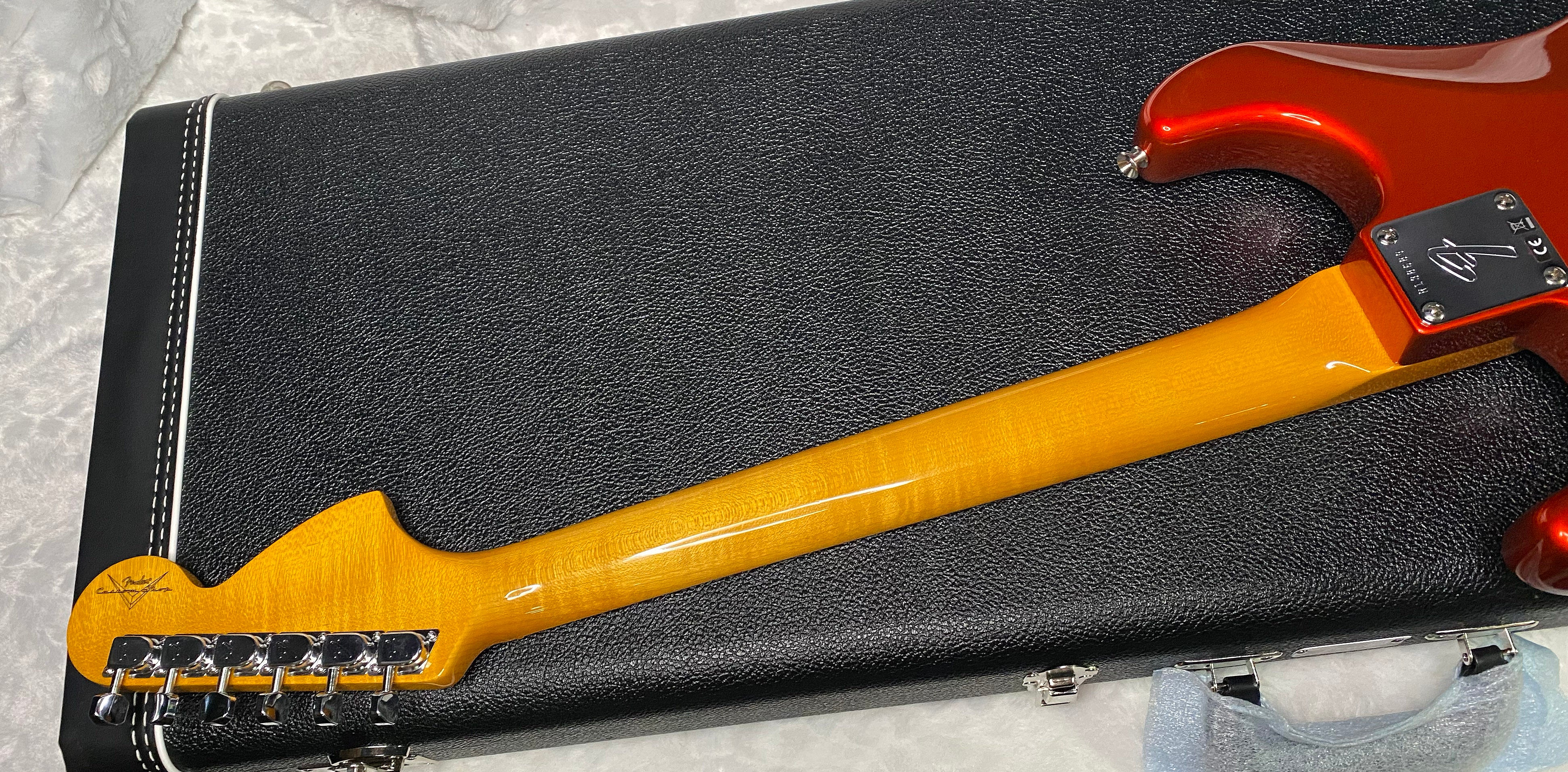 NEW! Fender Custom Shop Special Run '69 Stratocaster NOS Gloss Finish - Handwound P/U's - Candy Tangerine - Reverse Matching Headstock - 8 lbs - Authorized Dealer - One OFF! SUPRE RARE! G07375