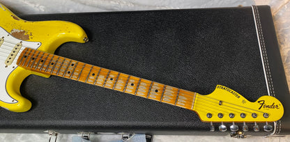 NEW! Fender Custom Shop Special Run '69 Stratocaster Heavy Relic - Handwound P/U's - Aged Graffiti Yellow - Reverse Headstock - 7.7lbs - Authorized Dealer - One OFF! SUPER RARE! G06753